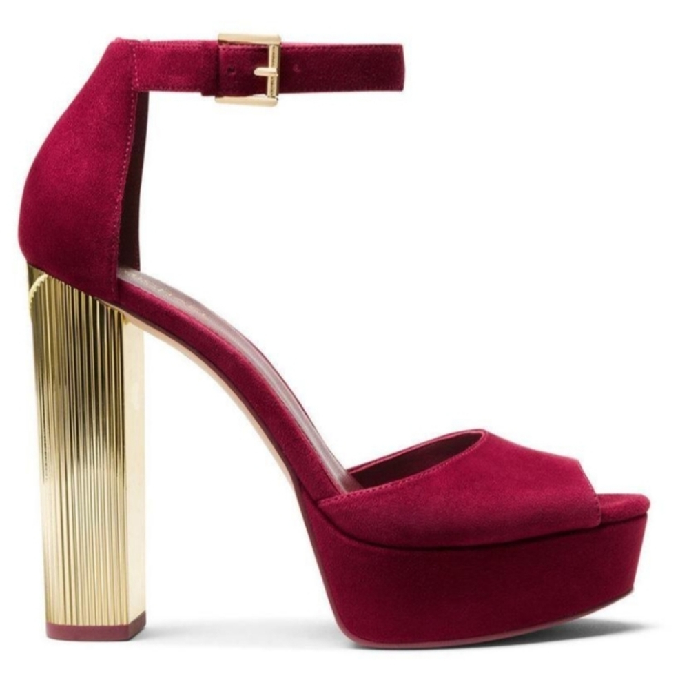 Michael Michael Kors Paloma Platform Suede Pumps